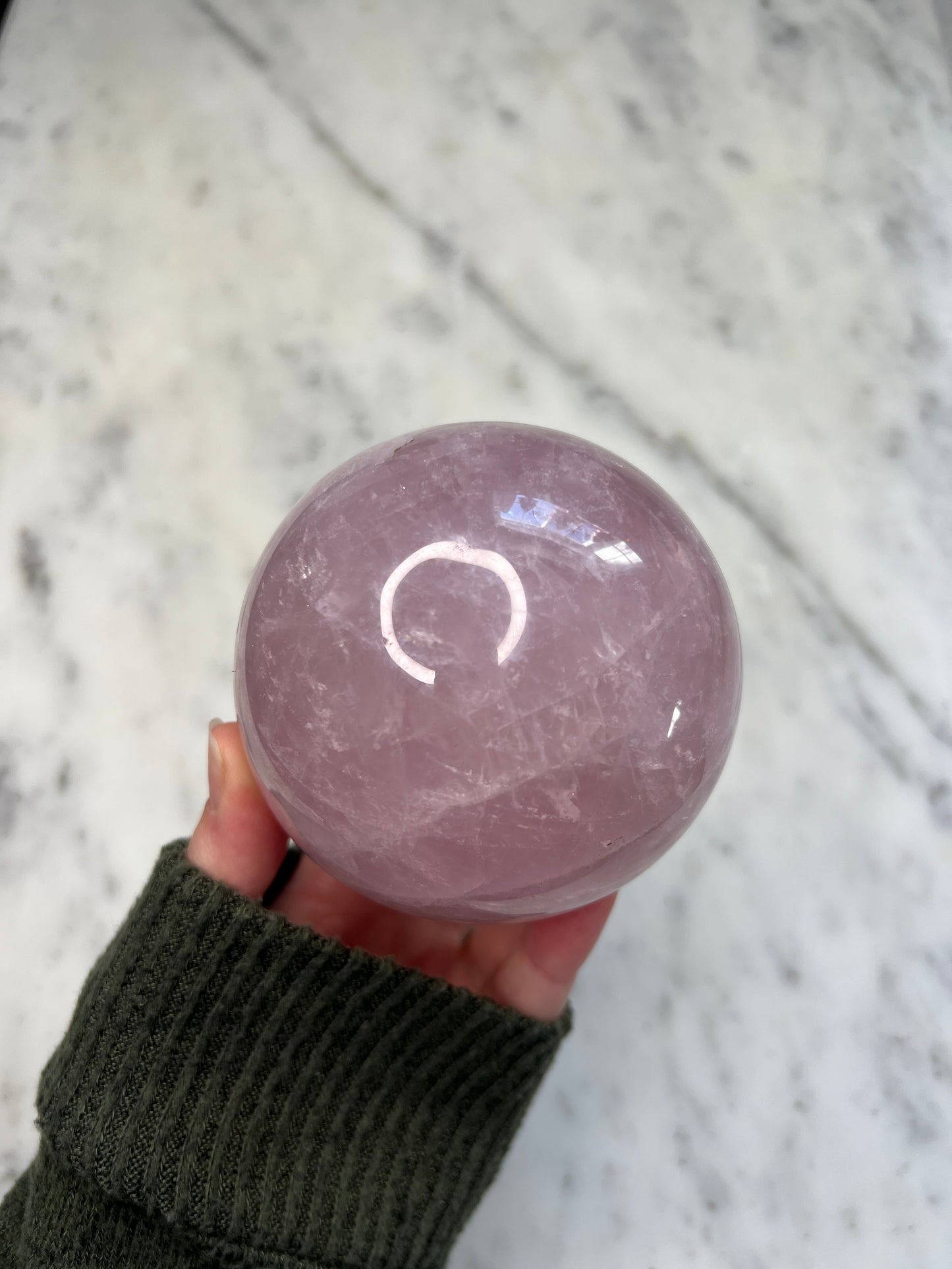 Rose Quartz Sphere