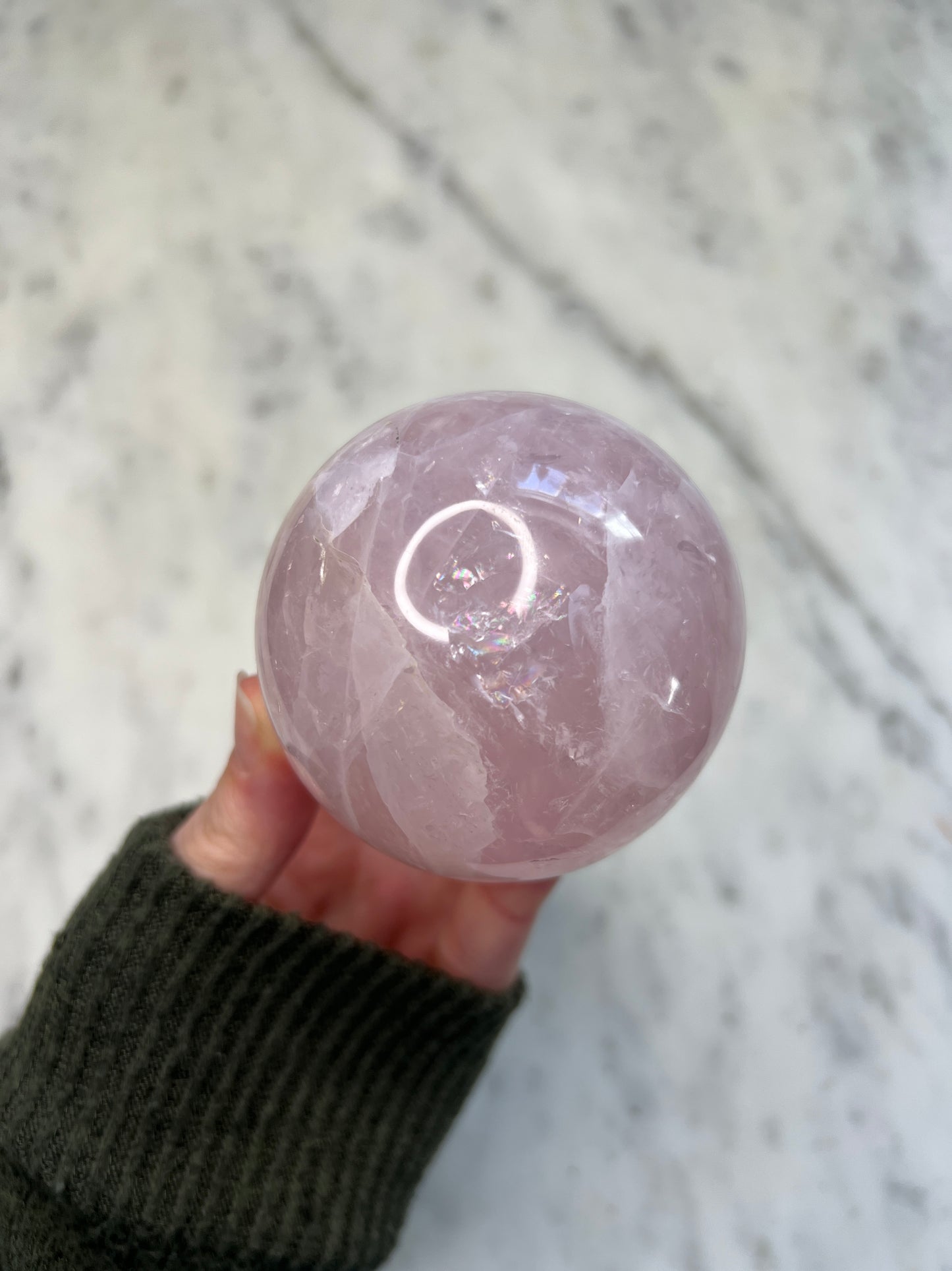 Rose Quartz Sphere