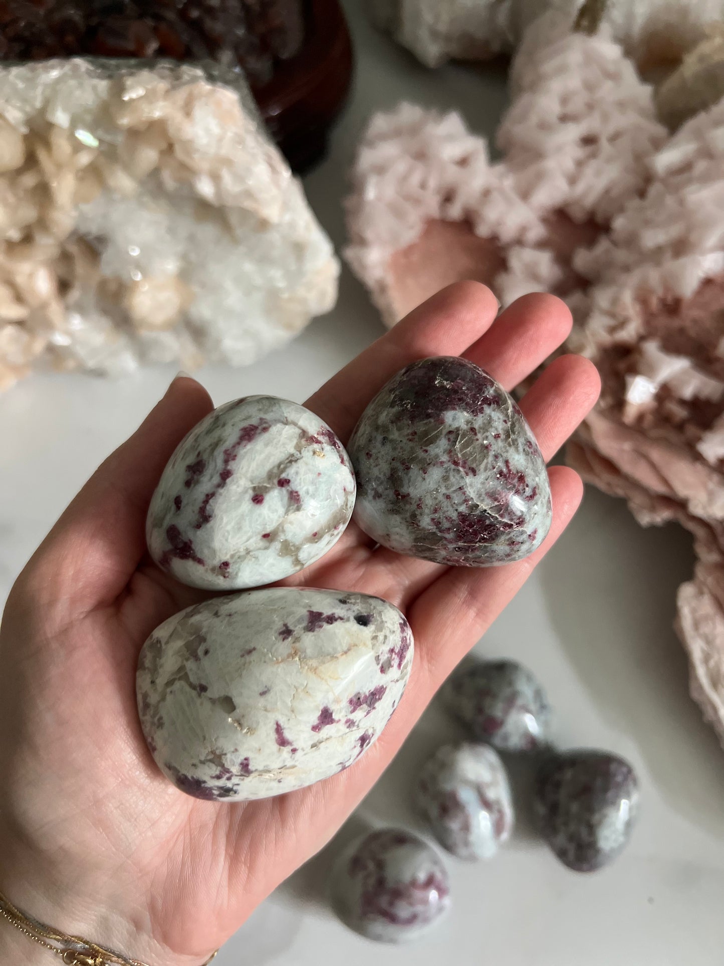 Rubellite Palm Stone