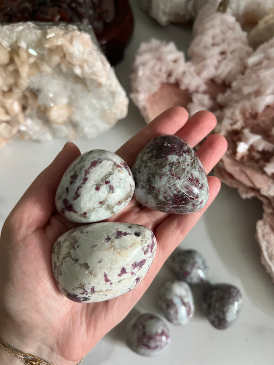 Rubellite Palm Stone