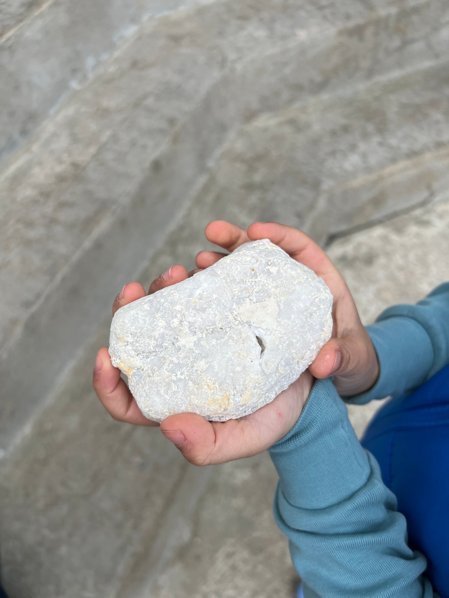 Quartz Geode Pair