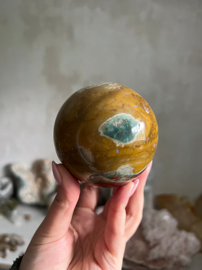 Ocean Jasper Sphere