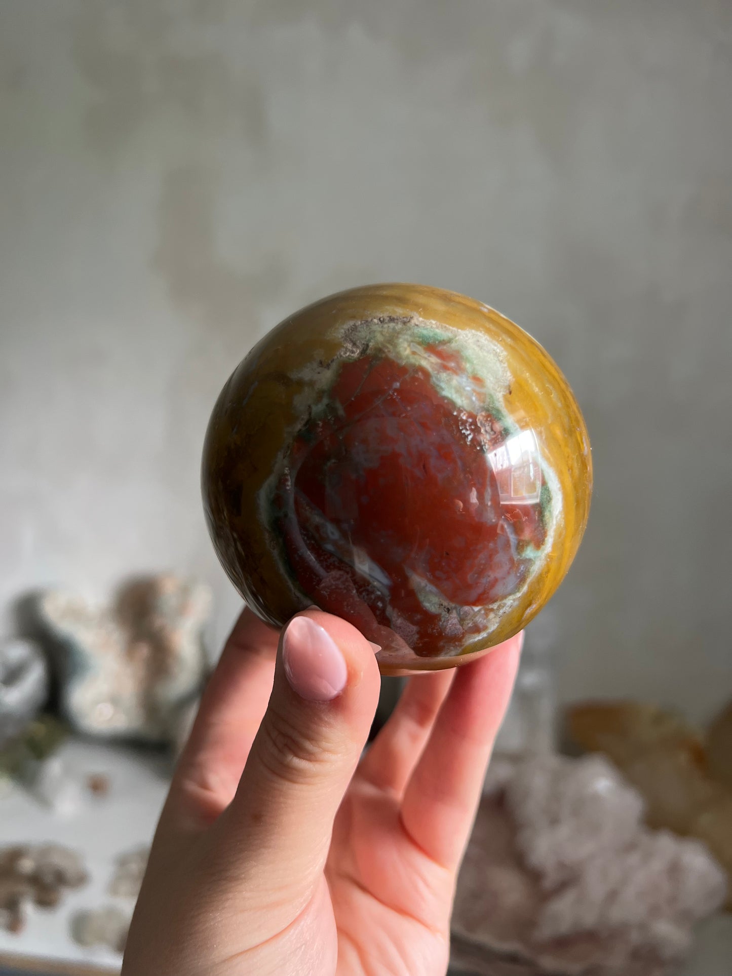 Ocean Jasper Sphere